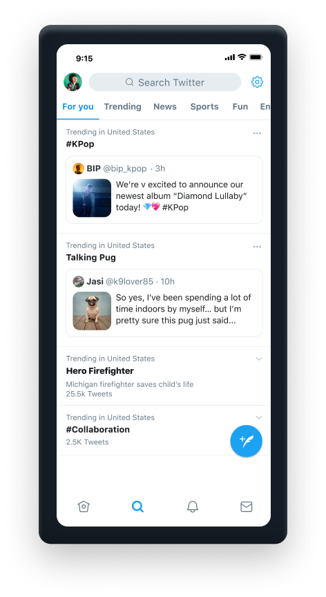 Twitter Algorithm Screenshot